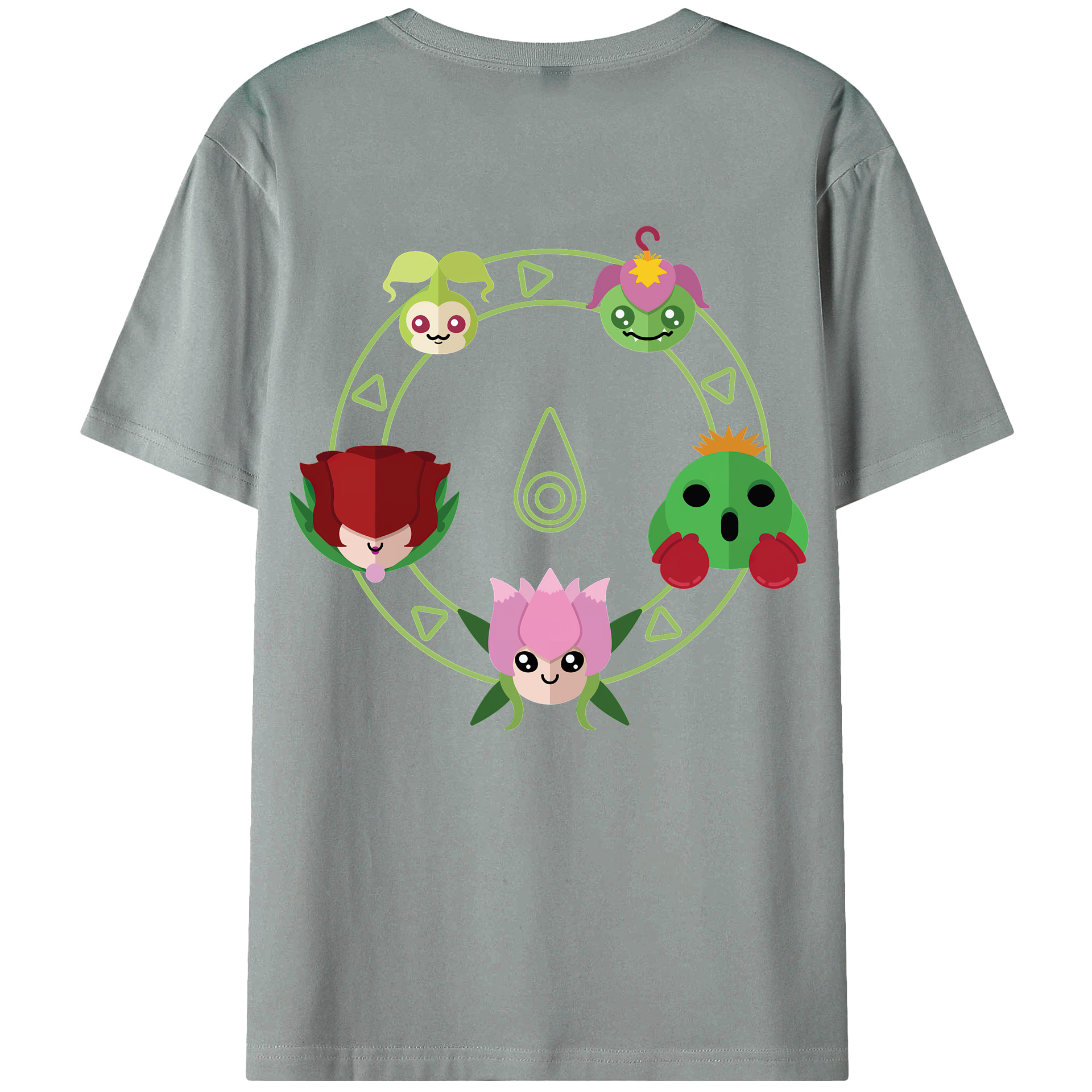 （画像用） Digimon デジタルモンスター/デジモン 綿100％ メンズ半袖Tシャツ（バックプリント） 通気性